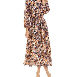 Timeless J. McLaughlin Mollie Silk Cotton Blend Dress — Worn Once!